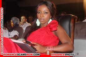 Chinyere Yvonne Okoro from Ghana - Ghana Actress used by Scammers