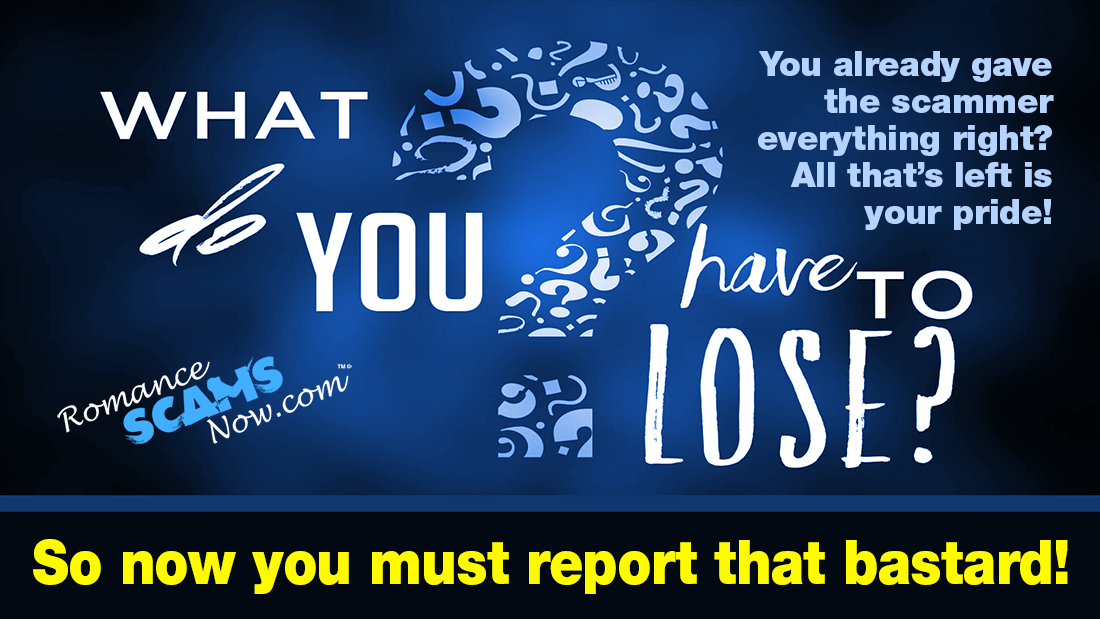 SCARS ™ / RSN™ Anti-Scam Poster: What Do You Have To Lose? 197