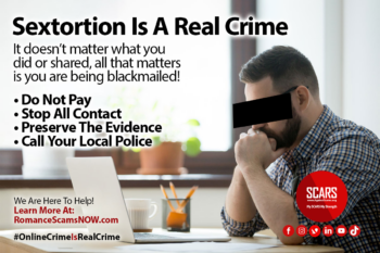 Sextortion is a real crime!