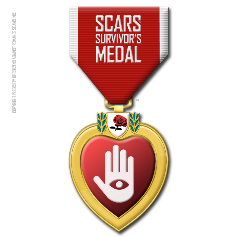 SCARS™ Scam Survivors' Medal © 2016-2018 SCARS