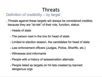 Facebook's manual on credible threats of violence 20 1
