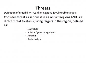 Facebook's manual on credible threats of violence 23 1