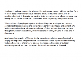 Facebook's manual on credible threats of violence 29 1