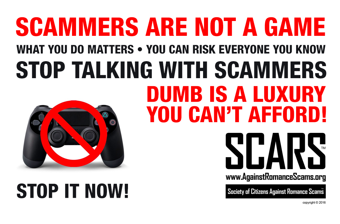 SCARS ™ / RSN™ Anti-Scam Poster 105