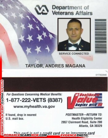 SCARS™ Scammer Gallery: Recent Fake Military IDs #35464 43
