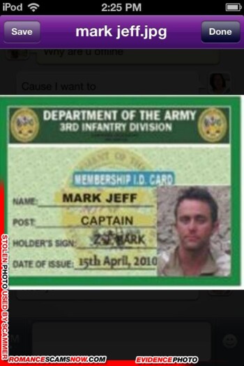 SCARS™ Scammer Gallery: Recent Fake Military IDs #35464 56