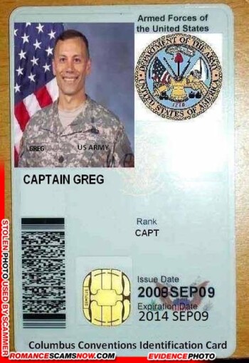 SCARS™ Scammer Gallery: Recent Fake Military IDs #35464 9