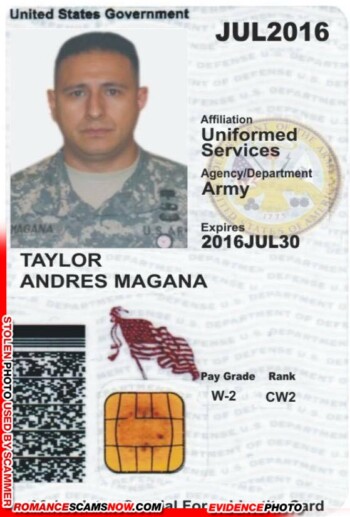 SCARS™ Scammer Gallery: Recent Fake Military IDs #35464 46