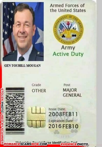 SCARS™ Scammer Gallery: Recent Fake Military IDs #35464 24