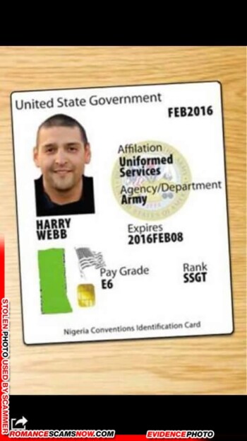 SCARS™ Scammer Gallery: Recent Fake Military IDs #35464 56