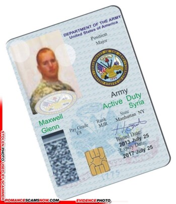 SCARS™ Scammer Gallery: Recent Fake Military IDs #35464 15