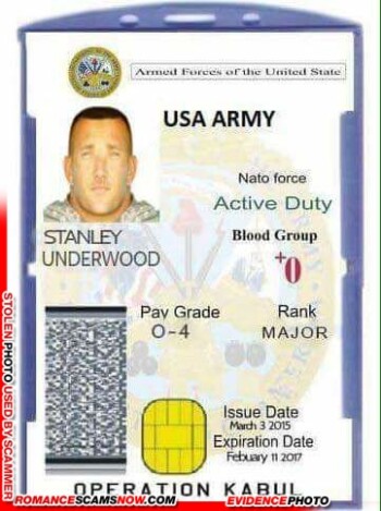 SCARS™ Scammer Gallery: Recent Fake Military IDs #35464 15
