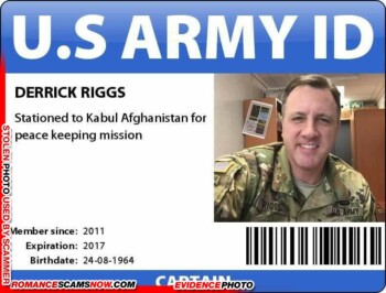 SCARS™ Scammer Gallery: Recent Fake Military IDs #35464 47