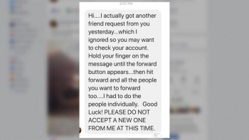 Click here to watch Xtra News at 9 p.m. ... New Facebook scam is a hoax