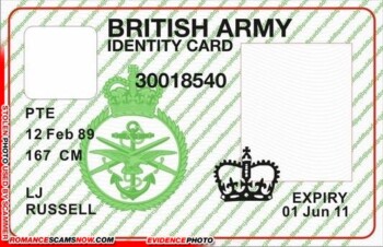 SCARS™ Scammer Gallery: Recent Fake Military IDs #35464 34