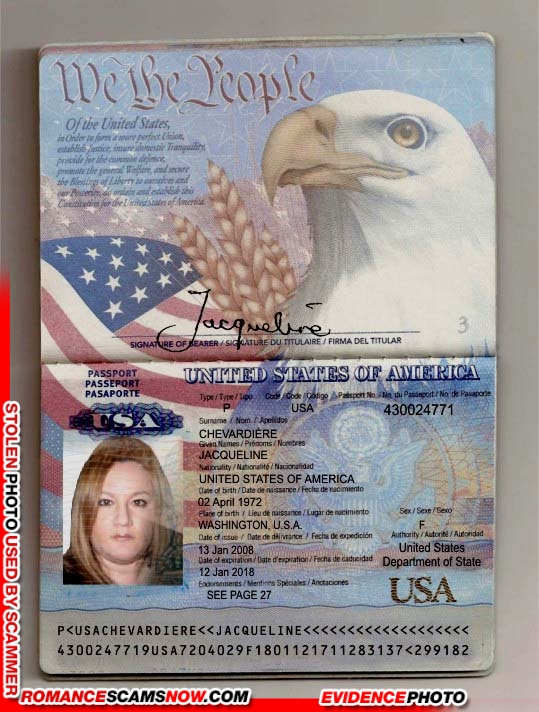 Rsn™ How To Spot Fake Us Passports — Scarsrsn Romance Scams Now