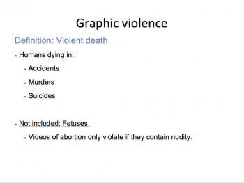 Facebook's guidance on graphic violence 10 1