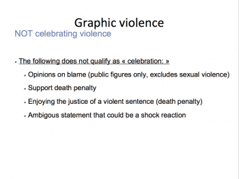 Facebook's guidance on graphic violence 12 1