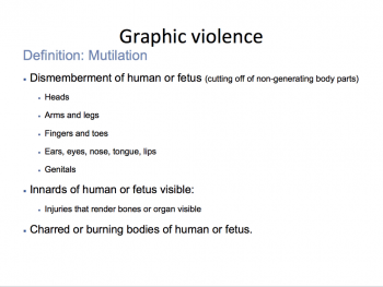 Facebook's guidance on graphic violence 15 1