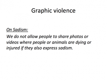 Facebook's guidance on graphic violence 2 1