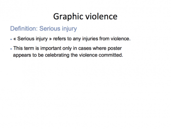 Facebook's guidance on graphic violence 9 1