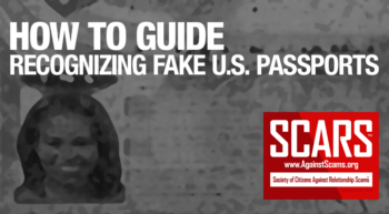 How To Recognize Fake Passports - on RomanceScamsNOW.com