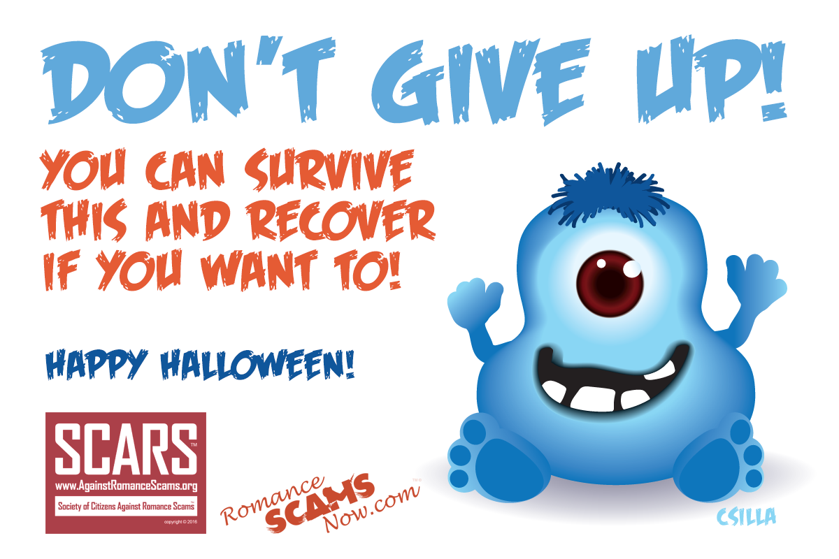 SCARS ™ / RSN™ Anti-Scam Poster: Don't Give Up 21