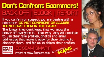 Do Not Confront Scammers When You Discover Your Are Being Scammed