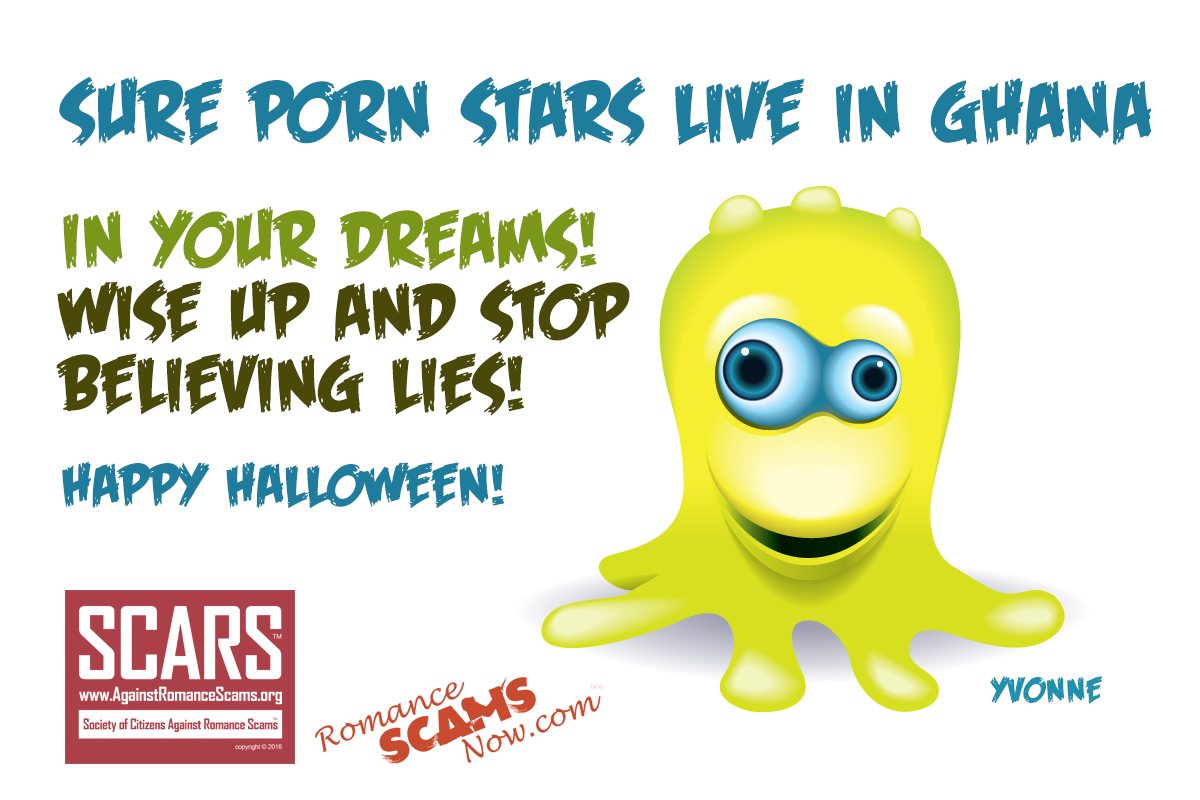 SCARS ™ / RSN™ Anti-Scam Poster: Adult Stars Live In Ghana 7