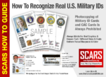 United States Military ID Cards - How To Spot Fakes