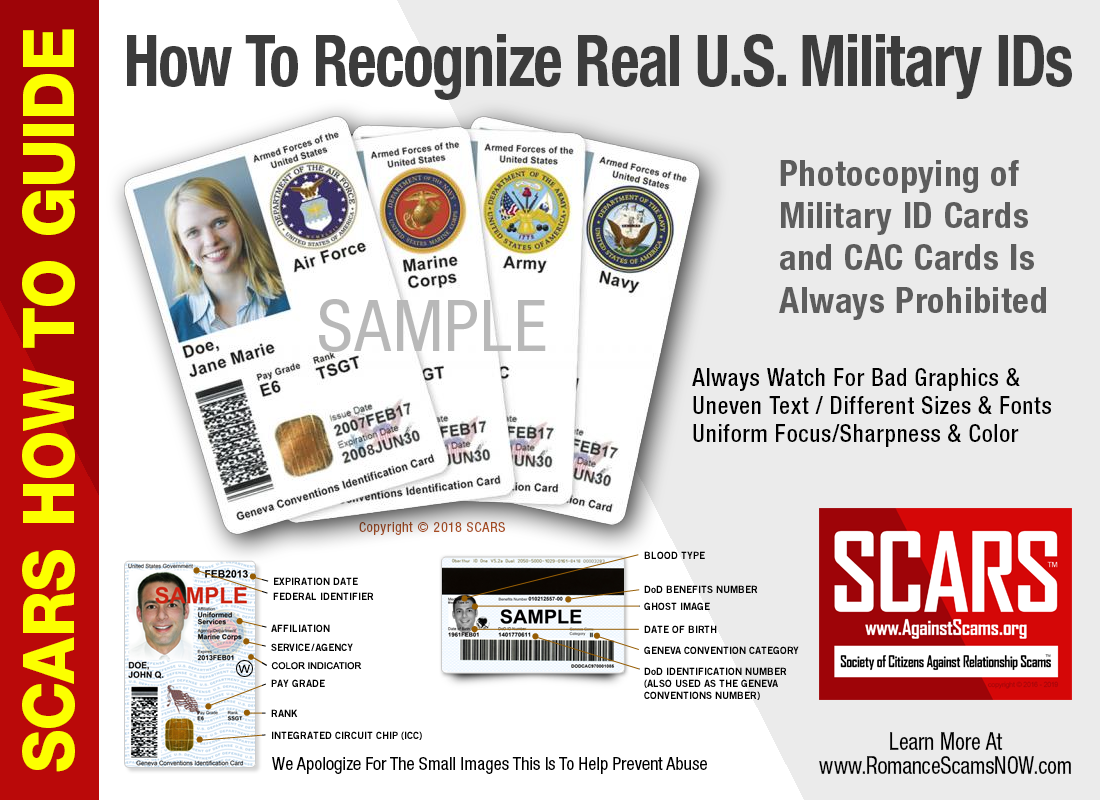 Quick Guide To Recognize Fake Military IDs