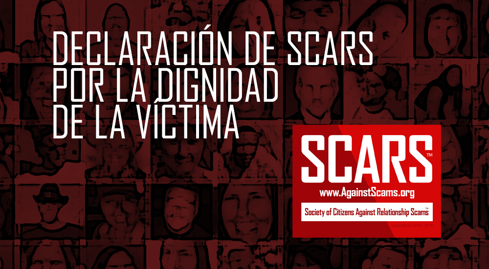 Declaración De SCARS Por La Dignidad De La Víctima