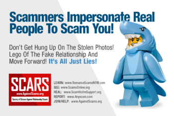 Lego Anti-Scam Poster - Impersonation Scams