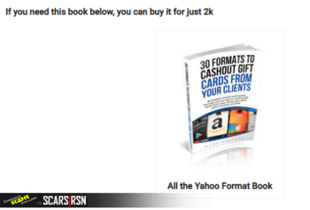 Amazon Kindle Format Yahoo Boys Training Guide - Just $2,000