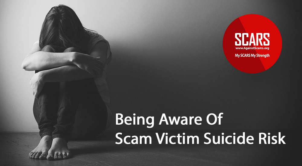 Being Aware Of Scam Victim Suicide Risk 1
