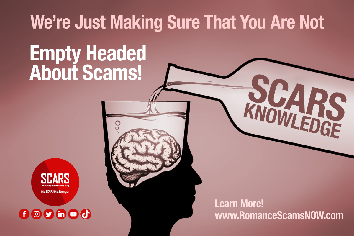 Don't be empty headed about scams!