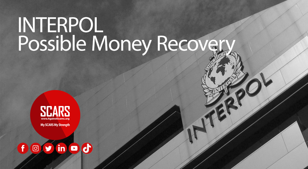 Interpol Solution for Bank Wire Transfer Money Recovery - on RomanceScamsNOW.com
