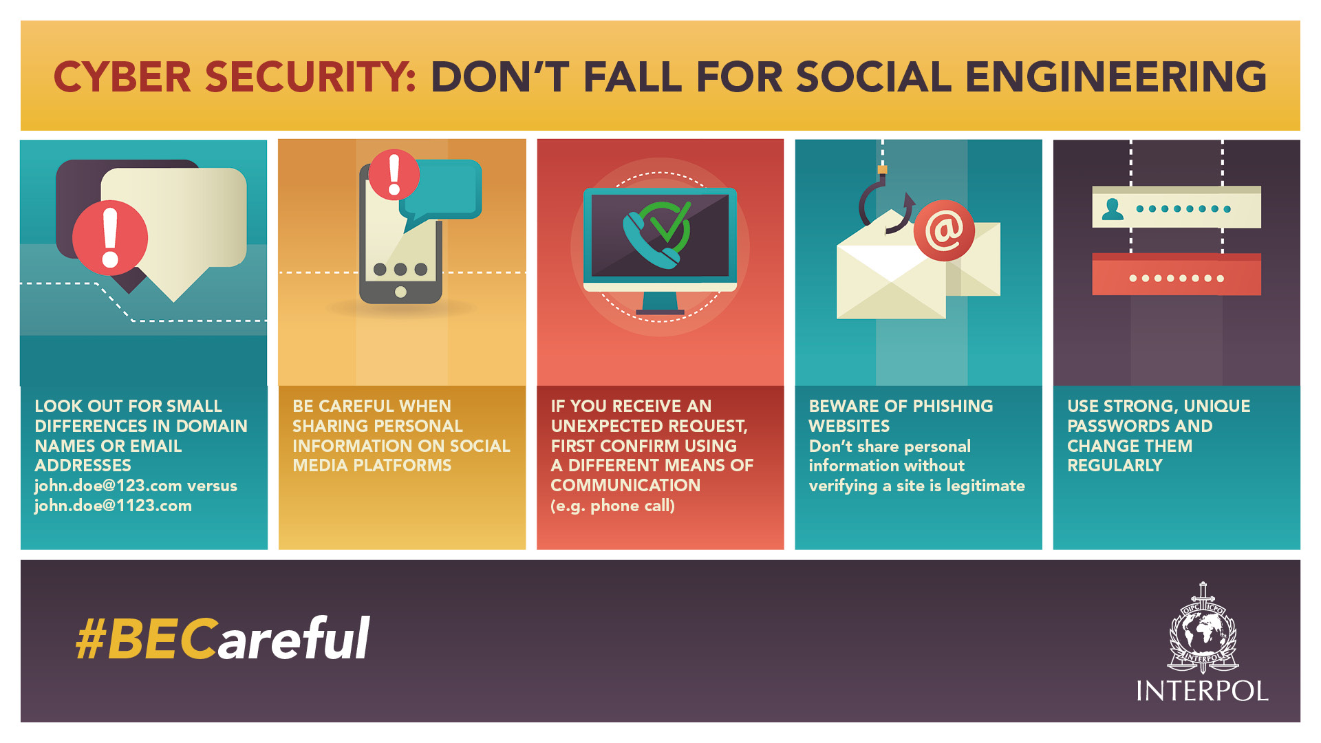 INTERPOL: Don't Fall For Social Engineering