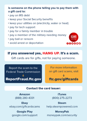 Stop Gift Card Scams - An Overview 3