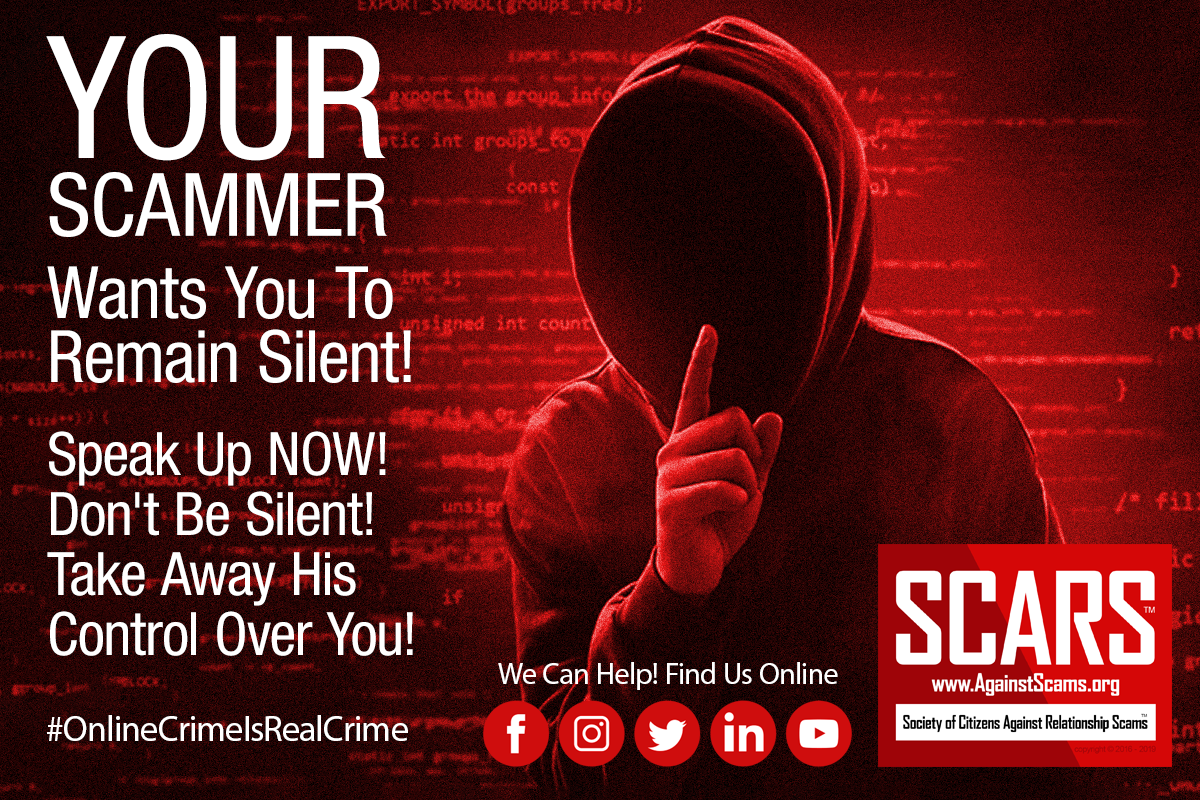 Scammers Want You Silent 13