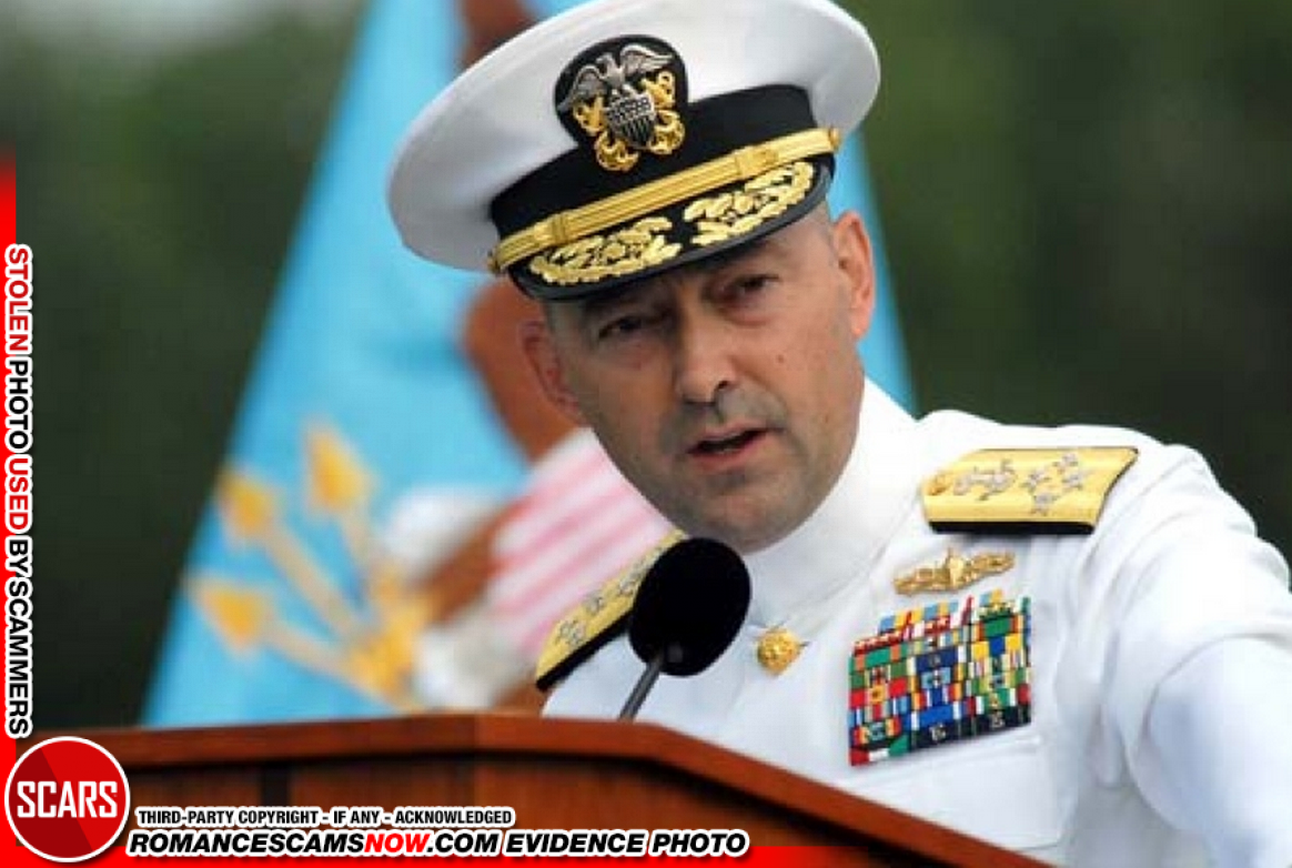 Another Stolen Identity Used To Scam Women : Admiral James G. Stavridis 1