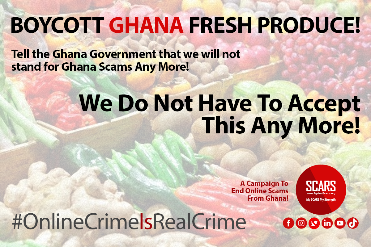 Boycott Ghana Fresh Produce, Vegetables, and Agricultural Products