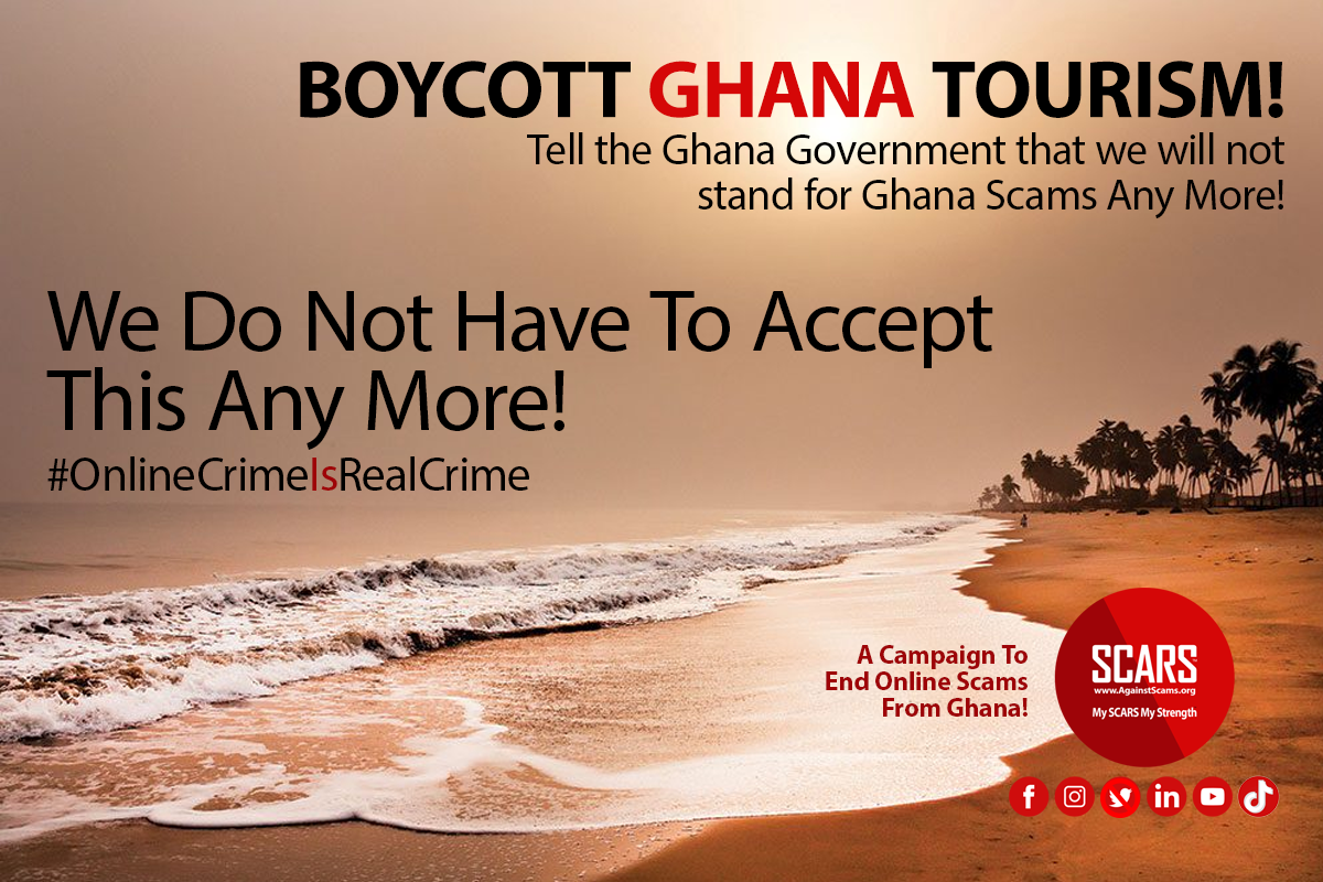 Boycott Ghana - Products, Services, Exports - Until They Address Their Programs With Scammers