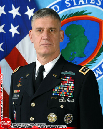 General David M. Rodriguez - Another Stolen Identity Used To Scam Women 24