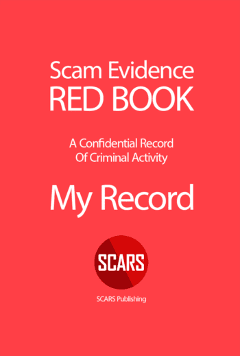 SCARS RED BOOK personal crime information organizer