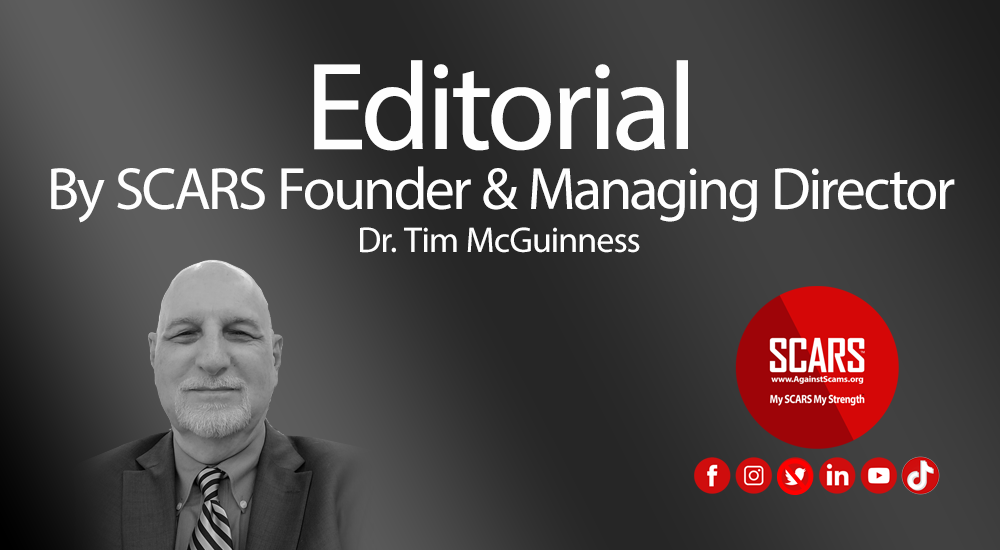 Editorial by Tim McGuinness Ph.D.