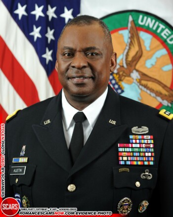 General Lloyd J Austin III, U.S. Secretary of Defense - Another Stolen Identity Used To Scam Women 5