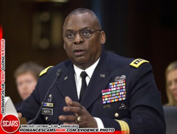 General Lloyd J Austin III, U.S. Secretary of Defense - Another Stolen Identity Used To Scam Women 18