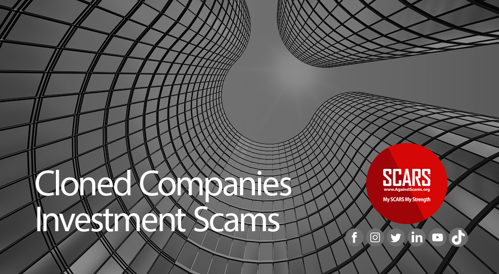 Cloned Companies Investment Scams