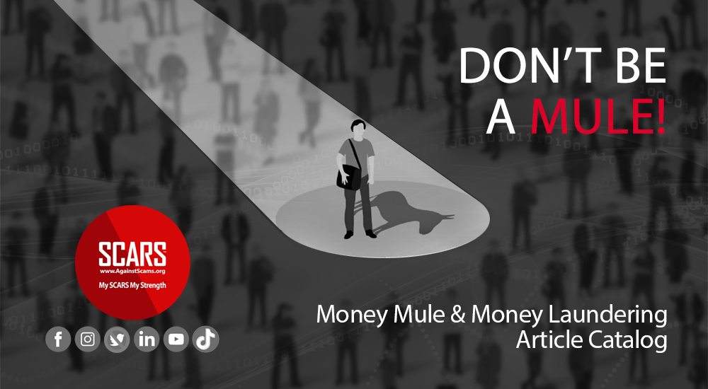 Money Mules & Money Laundering Article Catalog on RomanceScamsNOW.com